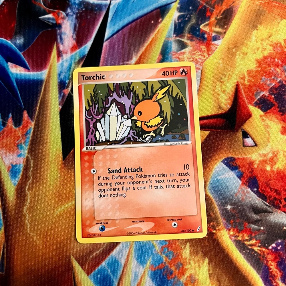 Pokémon Torchic 66/100 Ex Crystal Guardians card